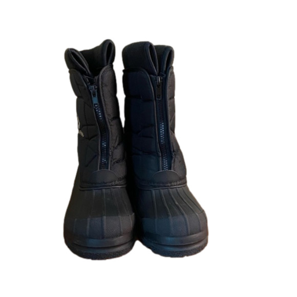 DREAM PAIRS boys girls youth snow boots waterproof mid calf ski boots size Y5/W7 - Picture 2 of 2